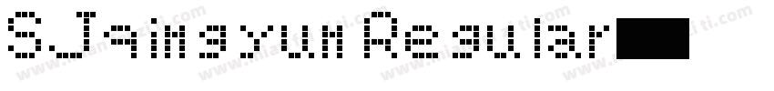 SJqingyun Regular字体转换
